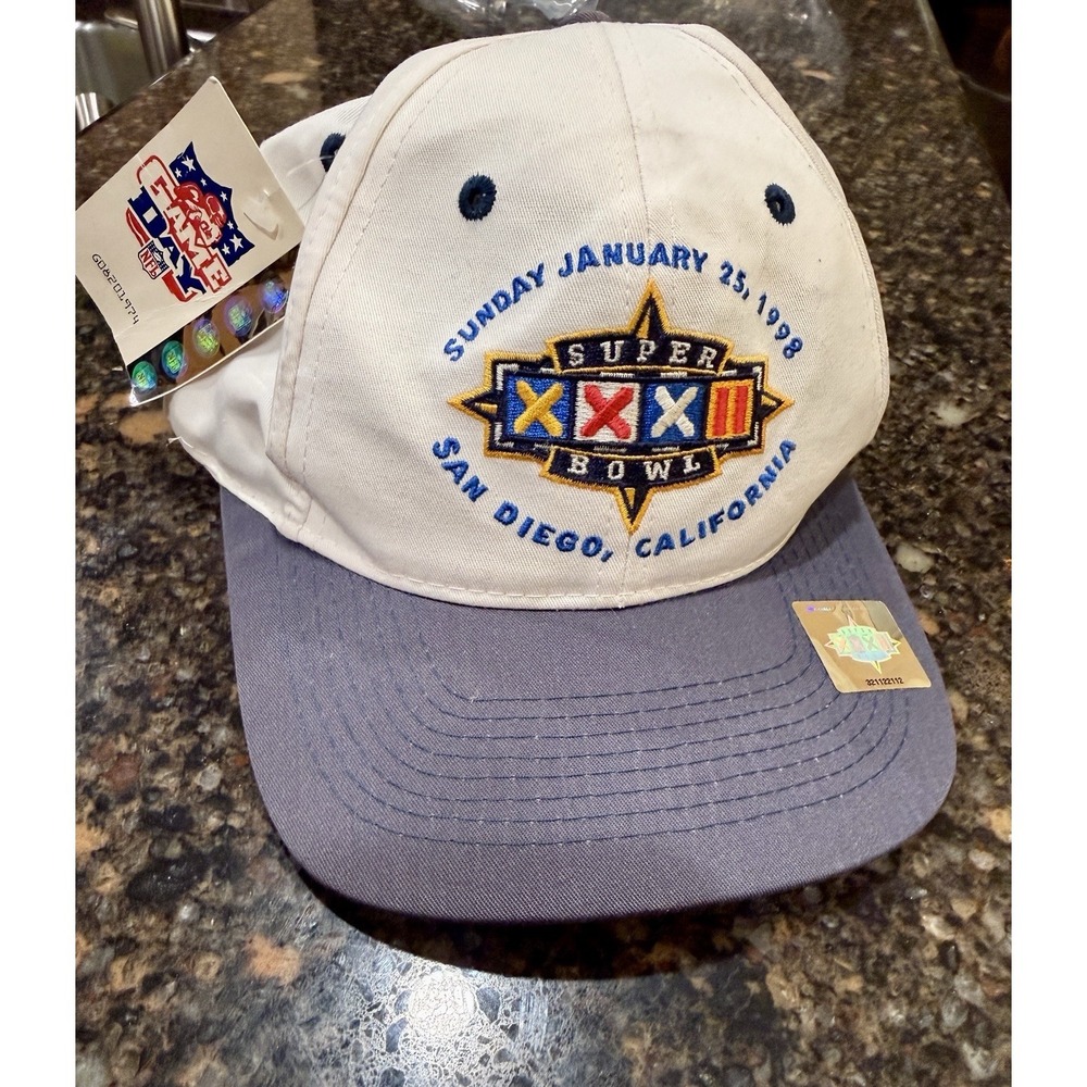Vintage Denver Broncos 1998 Superbowl XXXII Ball Cap One Size Fits All   NEW